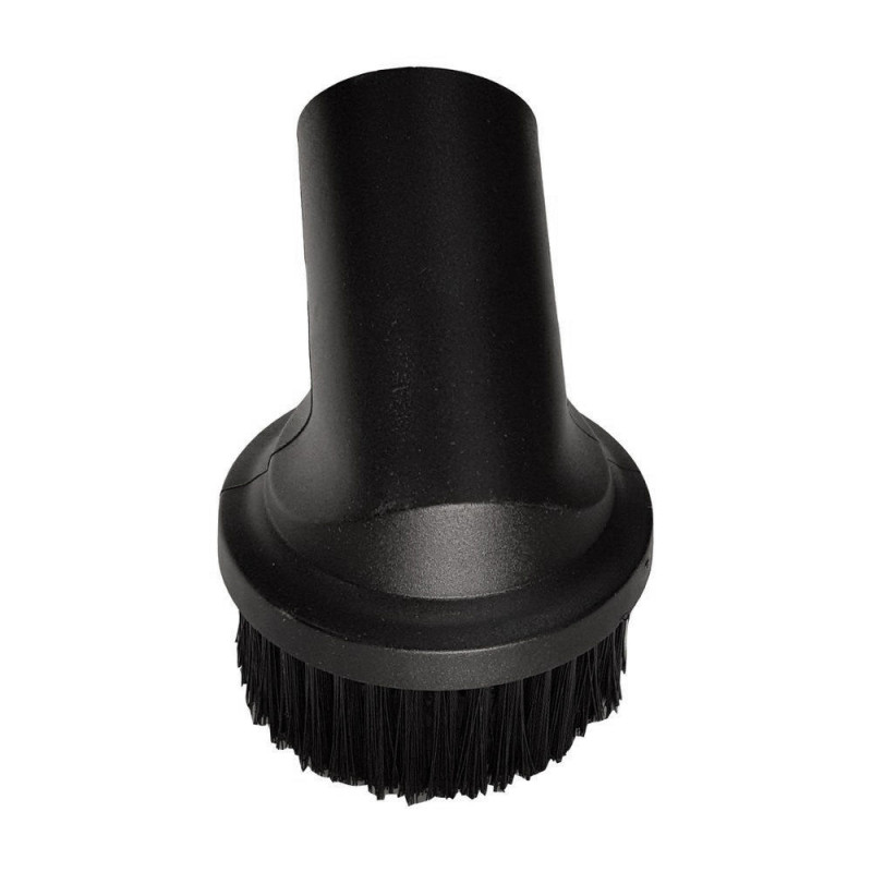 Brosse ronde au poils souples en PVC de 36mm de diamètre