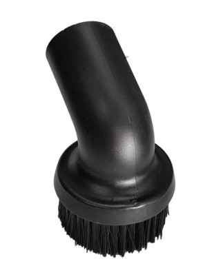 Brosse ronde au poils souples en PVC de 40mm de diamètre