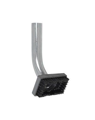 Brosse rectangulaire souple acier 70mm.