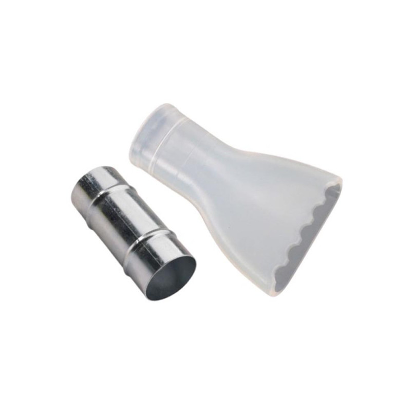 Capteur silicone raclant avec raccord en inox, diamètre 50