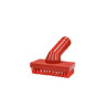 Brosse rectangulaire rouge 40mm 160x90.