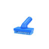 Brosse rectangulaire bleue 40mm 160x90.